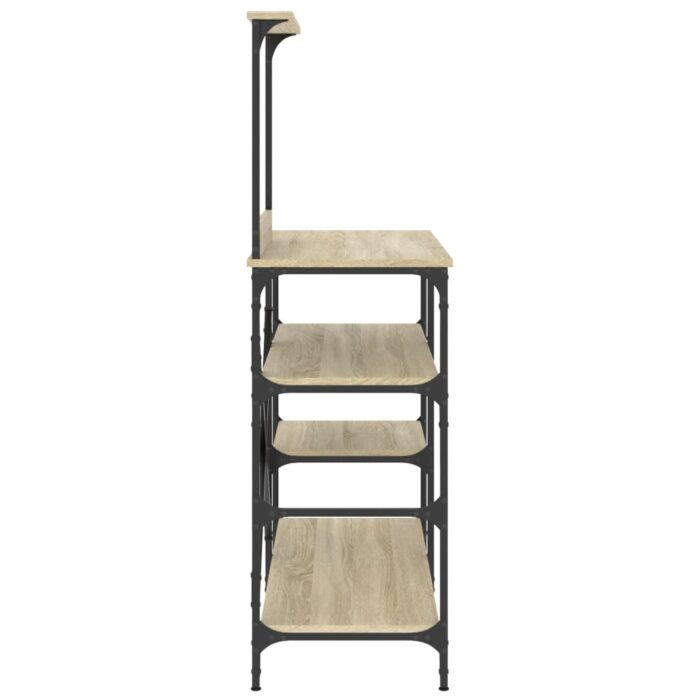 Support de boulanger chêne sonoma 90x40x132 cm – Image 3