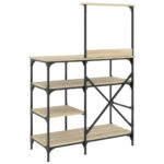 Support de boulanger chêne sonoma 90x40x132 cm – Image 4