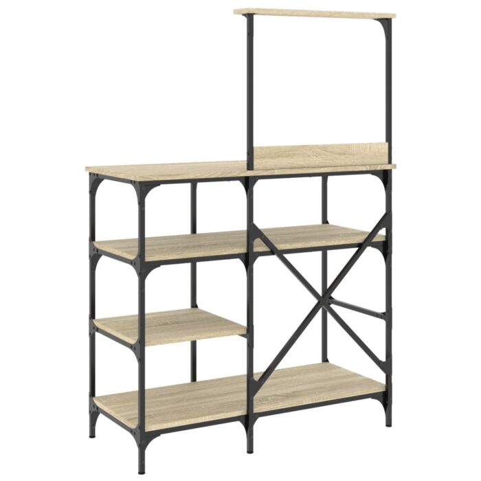 Support de boulanger chêne sonoma 90x40x132 cm – Image 4