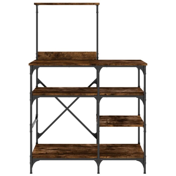 Support de boulanger chêne fumé 90x40x132 cm – Image 2