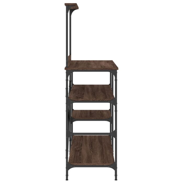 Support de boulanger chêne marron 90x40x132 cm – Image 3