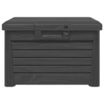 Boîte à coussins d'extérieur anthracite polypropylène – Image 3