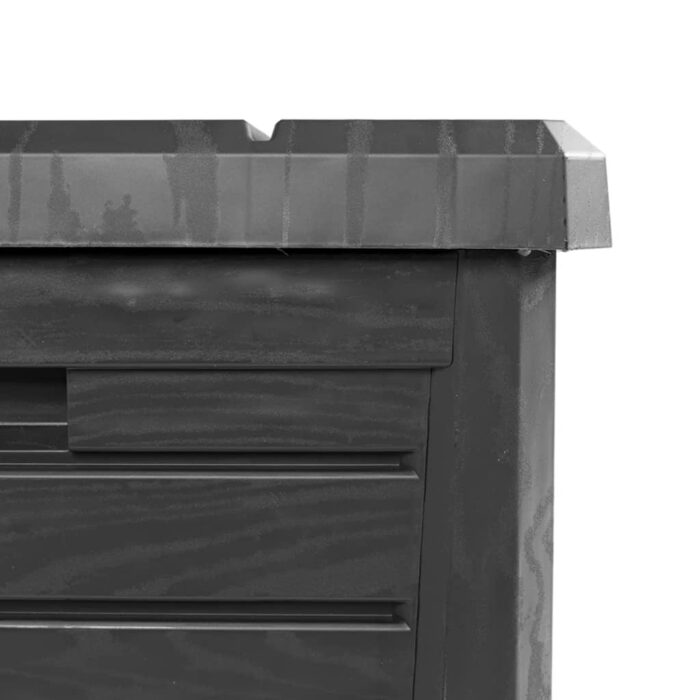 Boîte à coussins d'extérieur anthracite polypropylène – Image 7