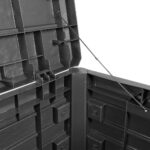 Boîte à coussins d'extérieur anthracite polypropylène – Image 8