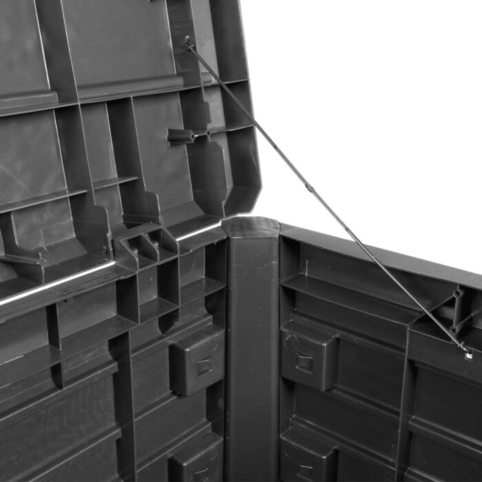 Boîte à coussins d'extérieur anthracite polypropylène – Image 8