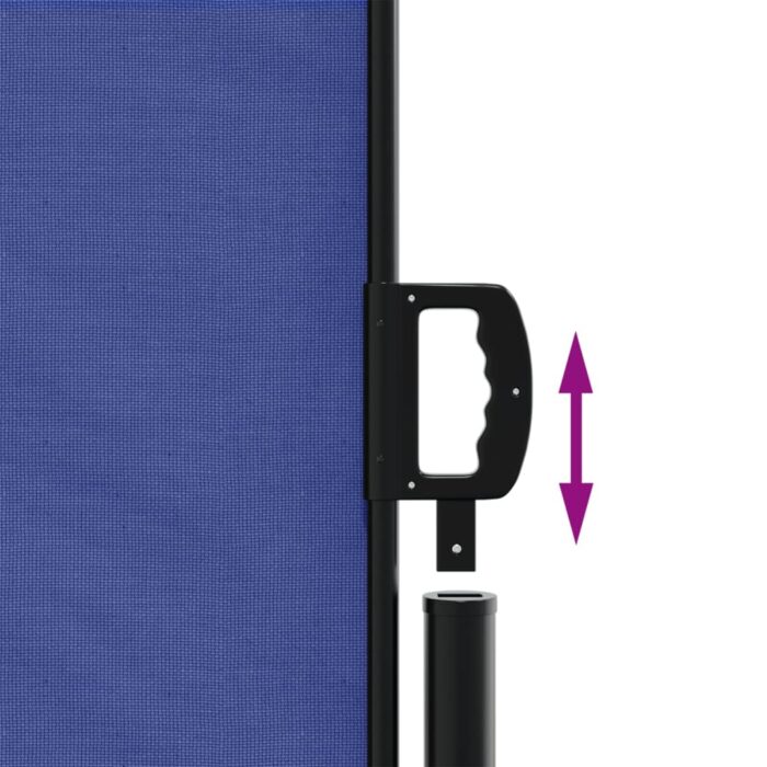 Auvent latéral rétractable bleu 117x300 cm – Image 4