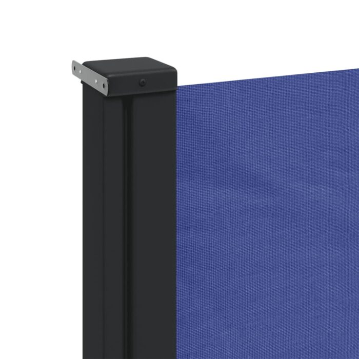 Auvent latéral rétractable bleu 117x300 cm – Image 5