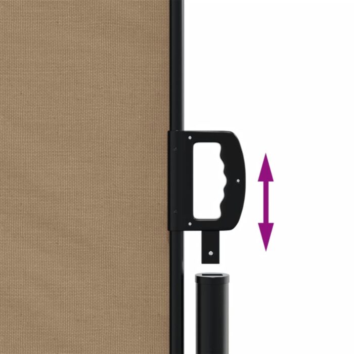 Auvent latéral rétractable taupe 117x300 cm – Image 4