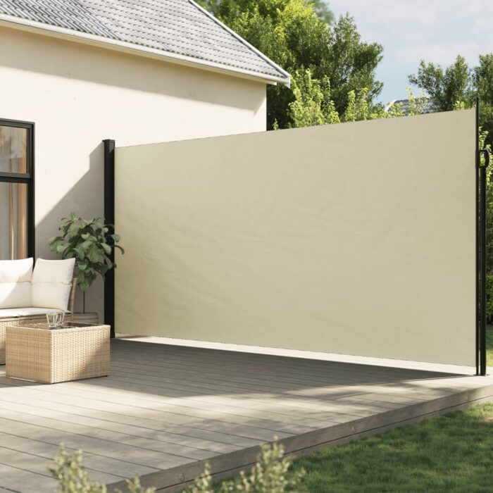 Auvent latéral rétractable crème 220x300 cm – Image 1