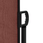 Auvent latéral rétractable marron 140x500 cm – Image 6