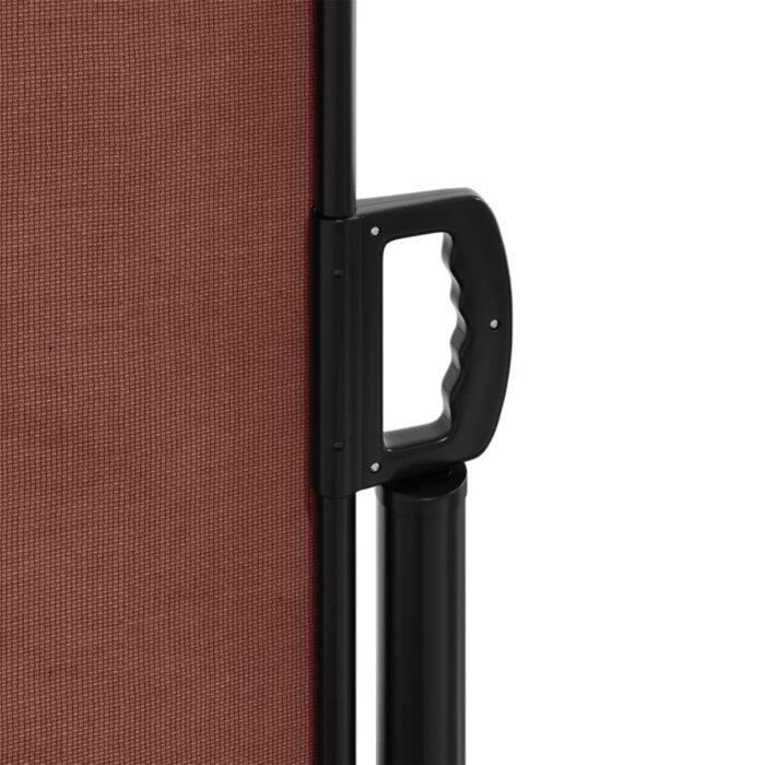 Auvent latéral rétractable marron 140x500 cm – Image 6