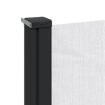 Auvent latéral rétractable blanc 140x500 cm – Image 5