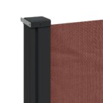 Auvent latéral rétractable marron 160x500 cm – Image 5