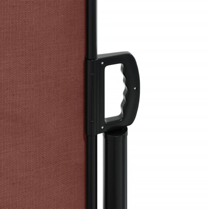 Auvent latéral rétractable marron 160x500 cm – Image 6
