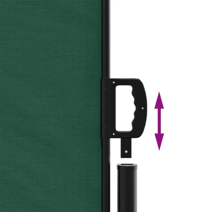 Auvent latéral rétractable vert foncé 160x500 cm – Image 4