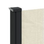 Auvent latéral rétractable crème 180x500 cm – Image 5