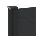 Auvent latéral rétractable noir 140x600 cm – Image 5