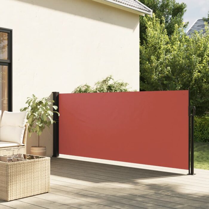 Auvent latéral rétractable terre cuite 140x600 cm – Image 1