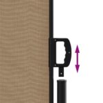 Auvent latéral rétractable taupe 140x600 cm – Image 4