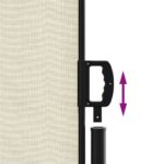 Auvent latéral rétractable crème 160x600 cm – Image 4