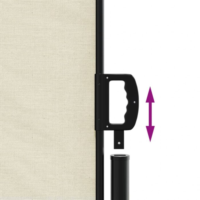 Auvent latéral rétractable crème 160x600 cm – Image 4