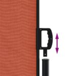 Auvent latéral rétractable terre cuite 160x600 cm – Image 4