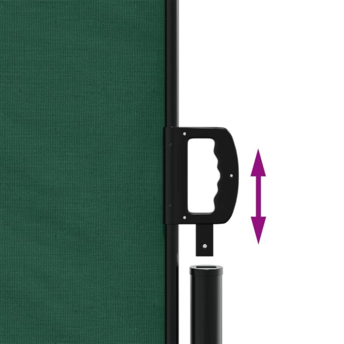Auvent latéral rétractable vert foncé 220x600 cm – Image 4