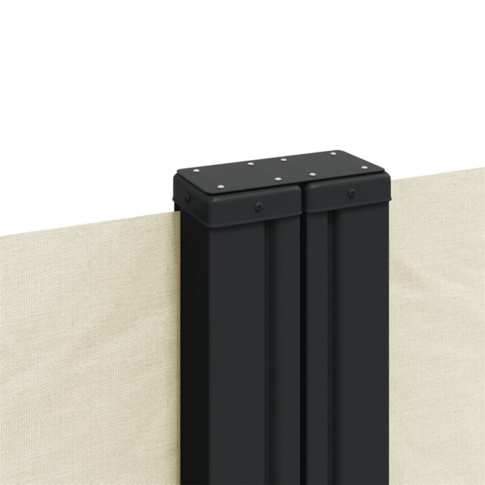 Auvent latéral rétractable crème 120x600 cm – Image 5