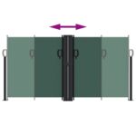 Auvent latéral rétractable vert foncé 120x600 cm – Image 3