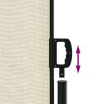 Auvent latéral rétractable crème 140x600 cm – Image 4