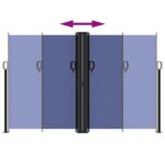 Auvent latéral rétractable bleu 160x600 cm – Image 3