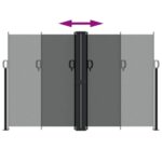 Auvent latéral rétractable anthracite 160x600 cm – Image 3