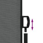 Auvent latéral rétractable anthracite 160x600 cm – Image 4