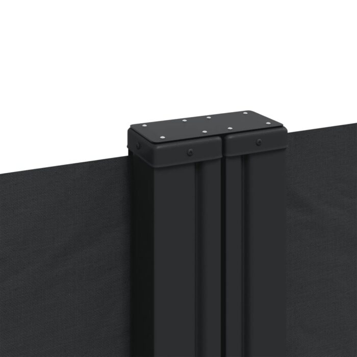 Auvent latéral rétractable noir 180x600 cm – Image 5