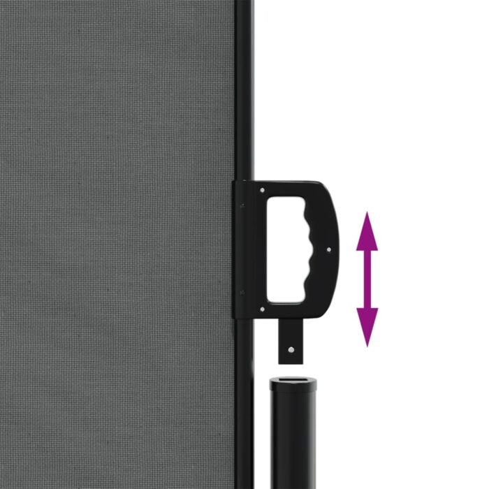 Auvent latéral rétractable anthracite 180x600 cm – Image 4