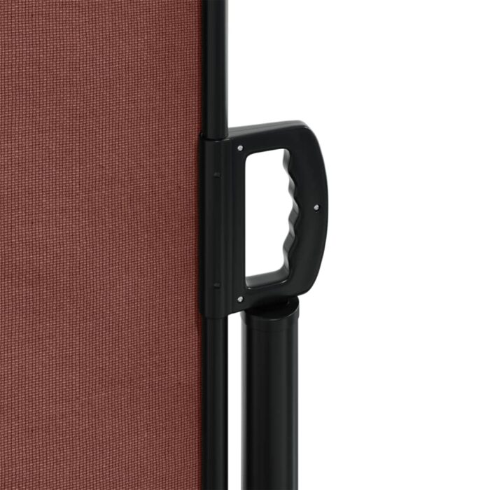 Auvent latéral rétractable marron 220x600 cm – Image 6