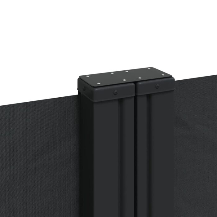 Auvent latéral rétractable noir 120x1000 cm – Image 5
