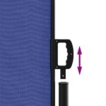 Auvent latéral rétractable bleu 120x1000 cm – Image 4