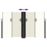 Auvent latéral rétractable crème 140x1000 cm – Image 3