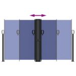 Auvent latéral rétractable bleu 140 x 1000 cm – Image 3