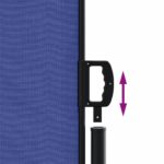 Auvent latéral rétractable bleu 160x1000 cm – Image 4