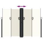 Auvent latéral rétractable crème 180x1000 cm – Image 3