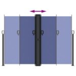 Auvent latéral rétractable bleu 180x1000 cm – Image 3