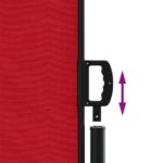 Auvent latéral rétractable rouge 180x1000 cm – Image 4