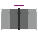 Auvent latéral rétractable anthracite 200x1000 cm – Image 3