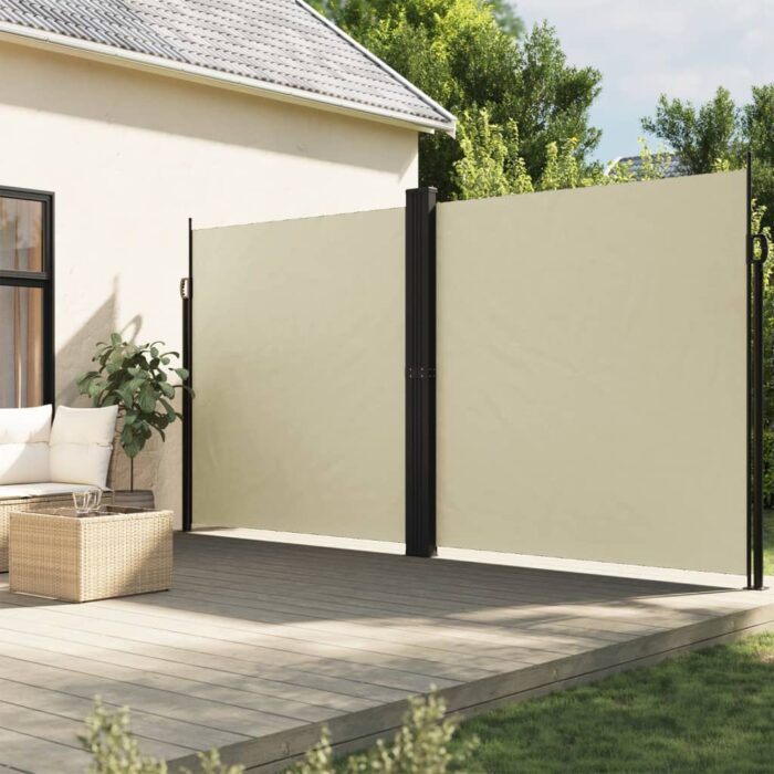 VXL8721012486508_m_en_hd_1.jpg Auvent latéral rétractable crème 220x1000 cm – Image 1