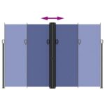 Auvent latéral rétractable bleu 220x1000 cm – Image 3