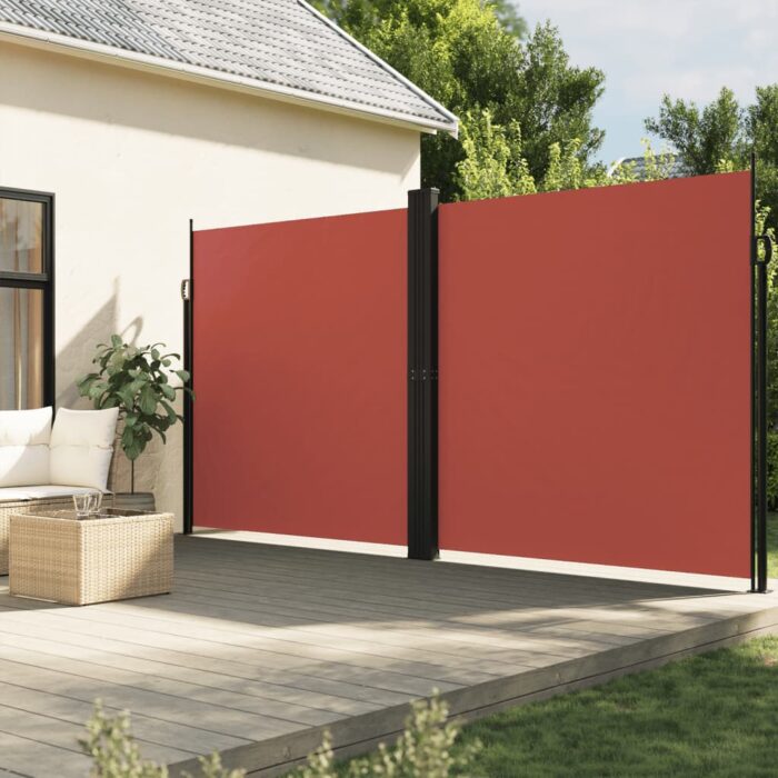 Auvent latéral rétractable terre cuite 220x1000 cm – Image 1