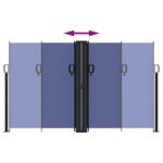 Auvent latéral rétractable bleu 140x1200 cm – Image 3