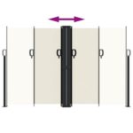 Auvent latéral rétractable crème 160x1200 cm – Image 3